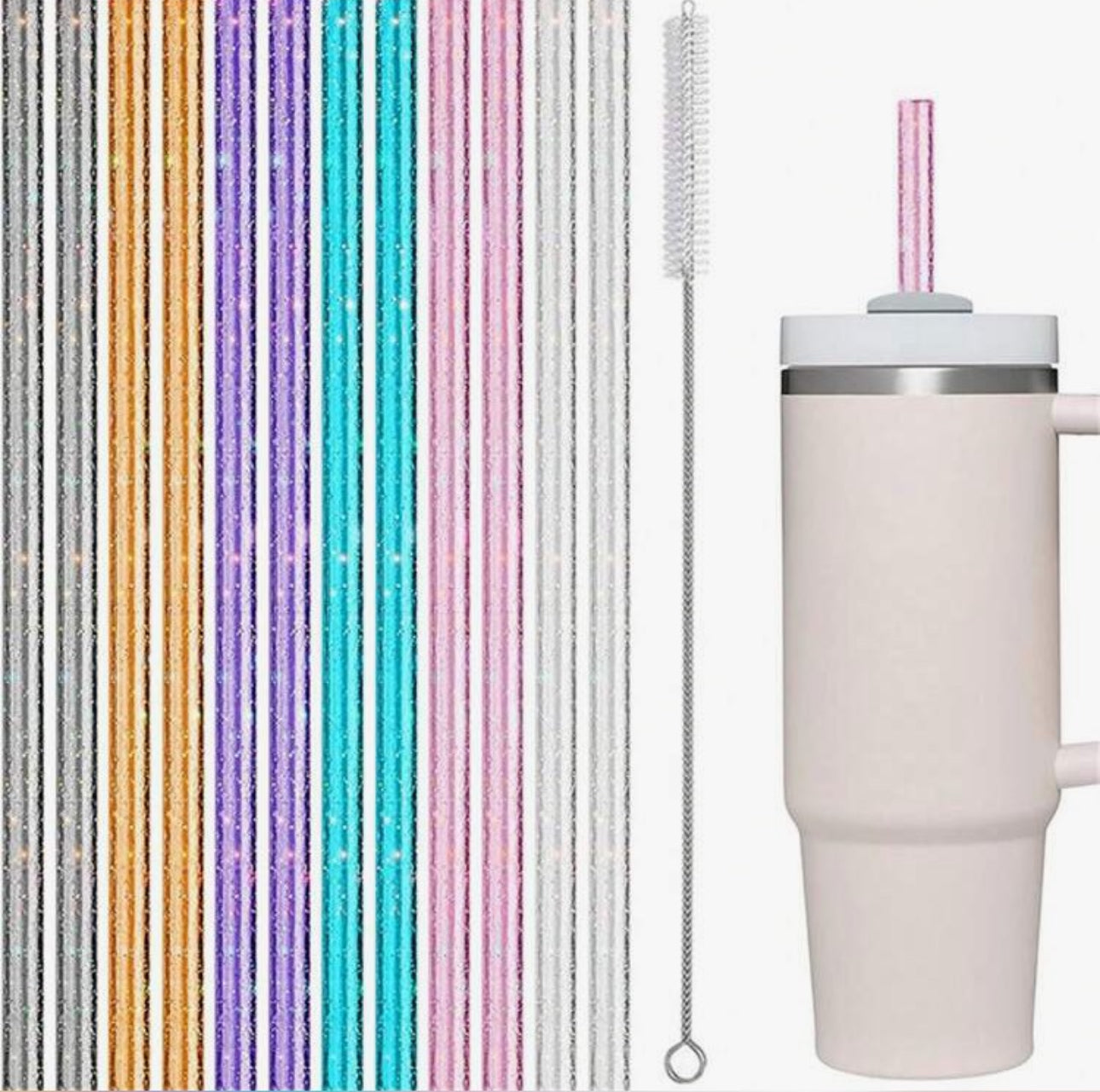 REIGN Glitter Straws